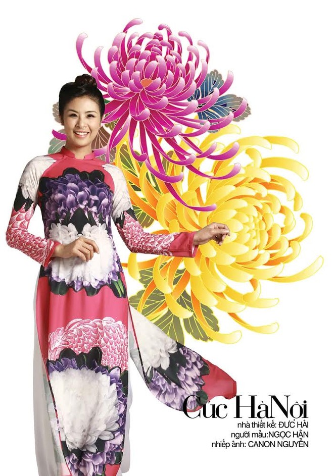 Hoa hậu Ngọc Hân ra mắt bộ sưu tập áo dài nhân ngày 20/10 - ảnh 3