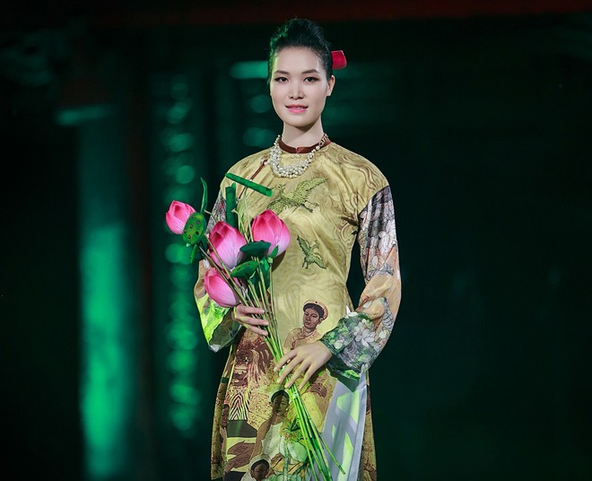 Hoa hậu Ngọc Hân, Thùy Dung trình diễn áo dài tại Văn Miếu - ảnh 7