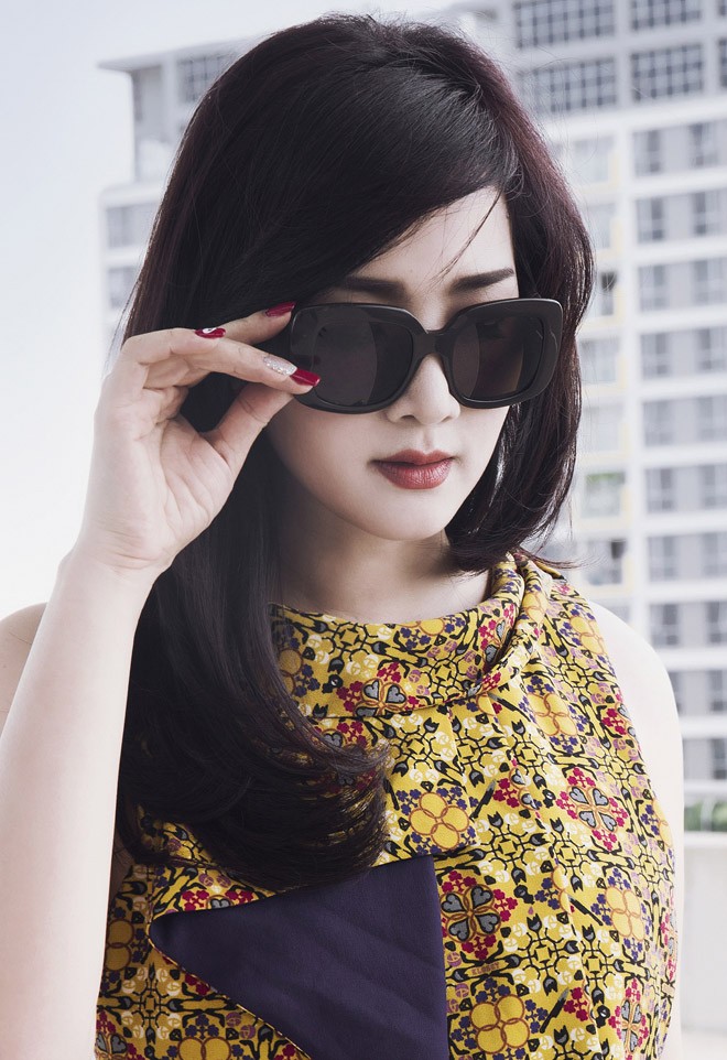 Hoa hậu Giáng My sành điệu, trẻ trung như thiếu nữ - ảnh 5