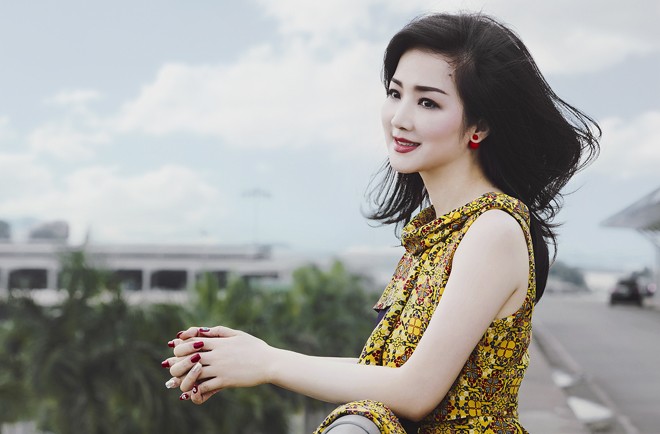 Hoa hậu Giáng My sành điệu, trẻ trung như thiếu nữ - ảnh 7
