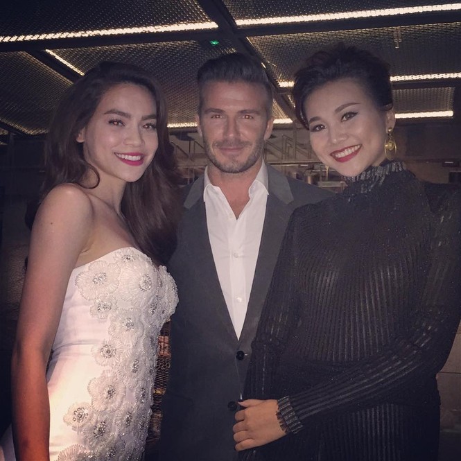 Hà Hồ, Thanh Hằng gợi cảm dự tiệc cùng David Beckham - ảnh 6