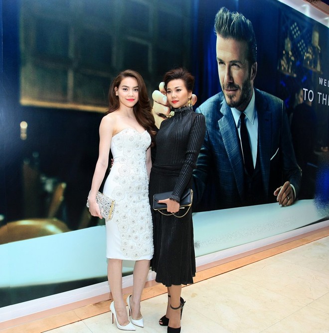 Hà Hồ, Thanh Hằng gợi cảm dự tiệc cùng David Beckham - ảnh 3
