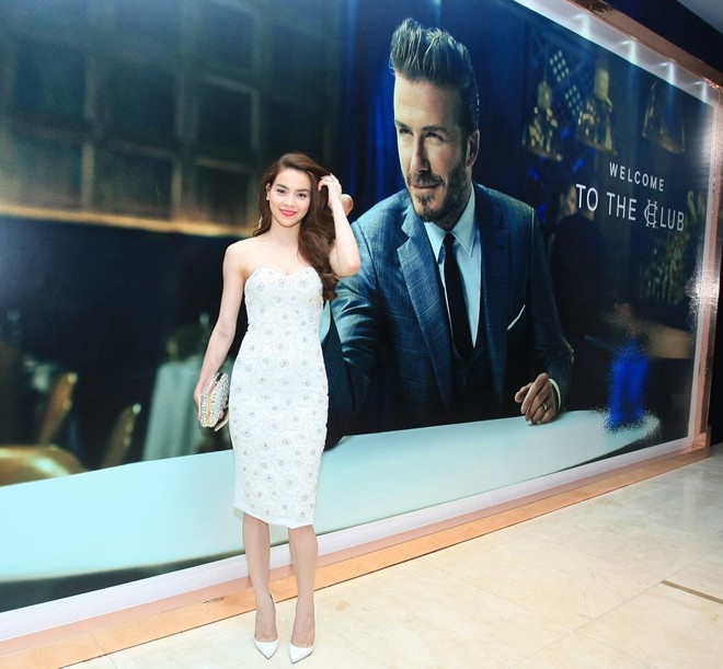 Hà Hồ, Thanh Hằng gợi cảm dự tiệc cùng David Beckham - ảnh 4
