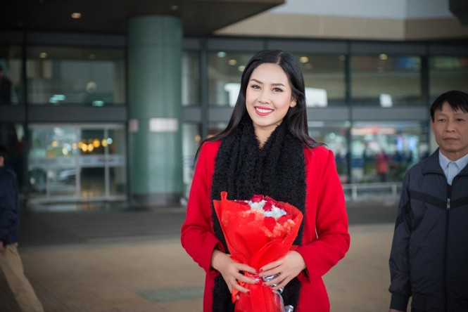 Nguyễn Thị Loan về nước sau khi lọt top 25 Miss World - ảnh 8