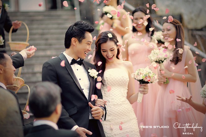 Trúc Diễm hôn chú rể Việt kiều tình tứ trong ảnh cưới - ảnh 10