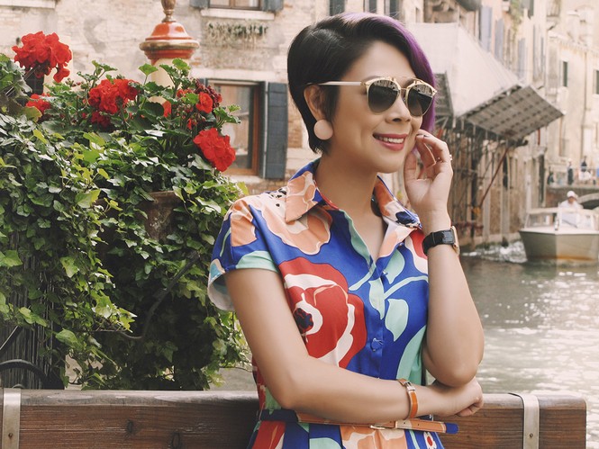 Thanh Thảo sành điệu, lang thang mua sắm ở Ý - ảnh 2