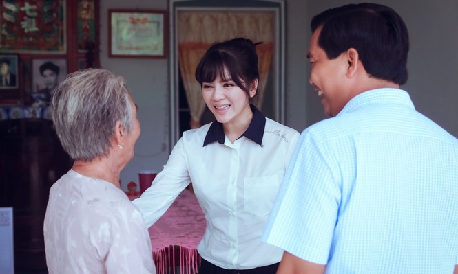 Lý Nhã Kỳ tài trợ 100 triệu xây nhà tình thương - ảnh 3