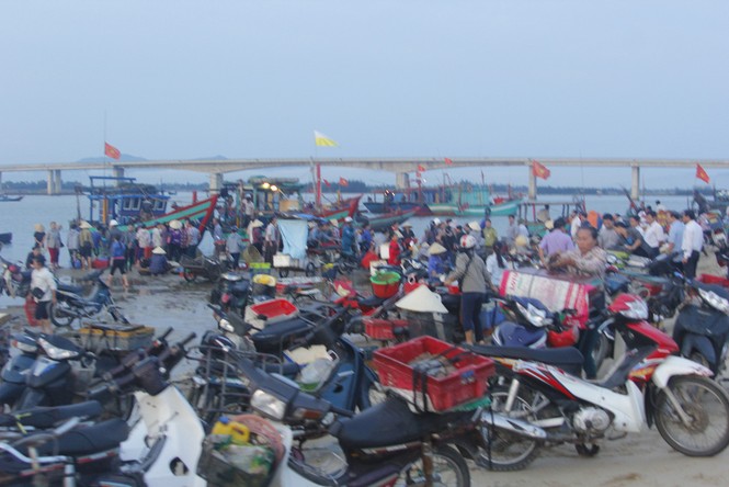 Nhộn nhịp cảng cá Cửa Nhượng - ảnh 1