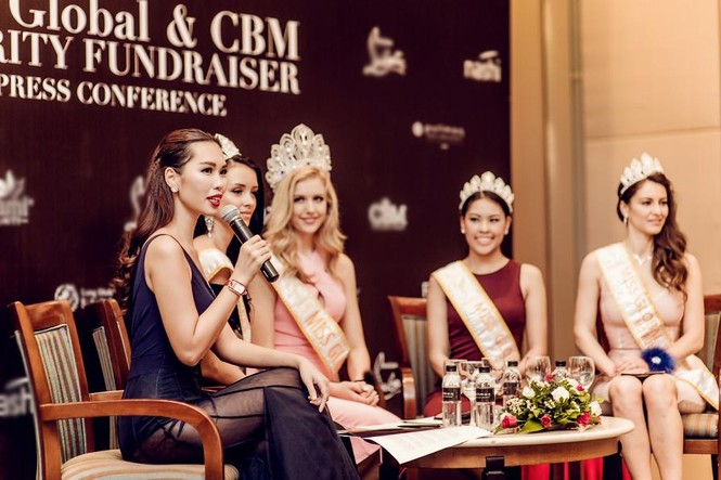 Dàn Hoa hậu, Á hậu toàn cầu sang Việt Nam làm từ thiện - ảnh 4