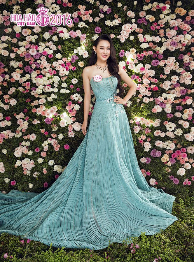 thí sinh hoa hậu với váy dạ hội - ảnh 17