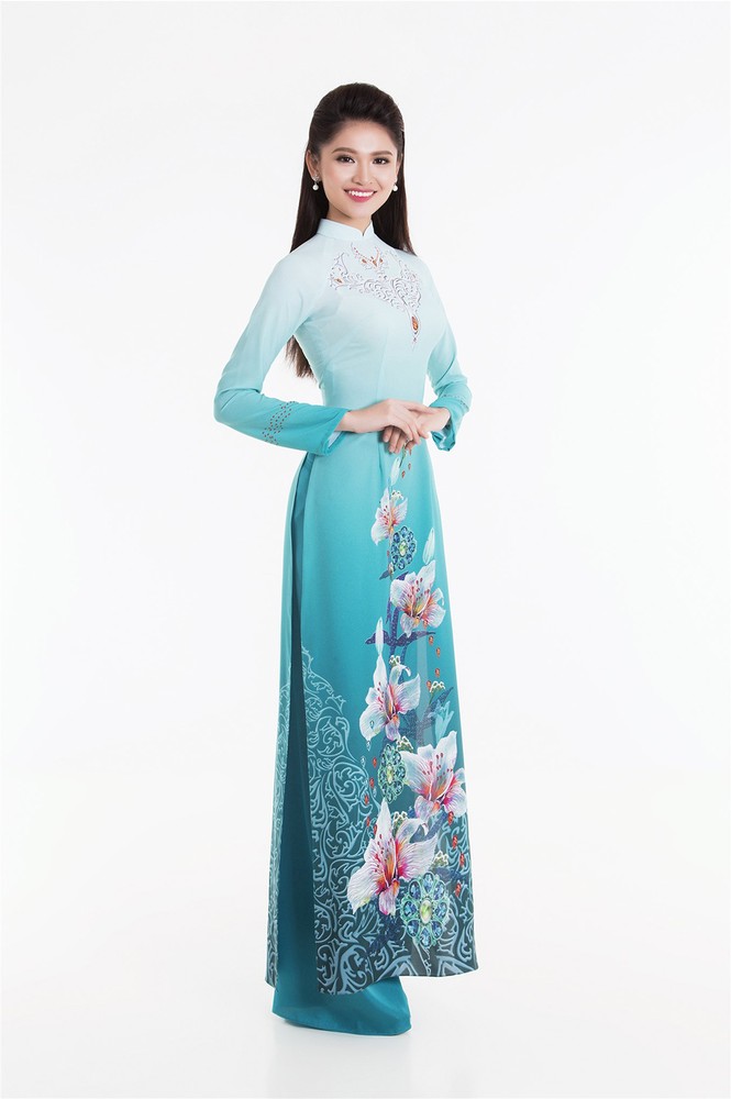 Vẻ đẹp trong veo, nền nã của Hoa hậu Mỹ Linh và hai Á hậu - ảnh 7