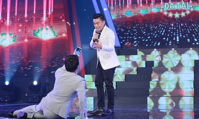 Ngô Kiến Huy 'lê lết' chụp ảnh cho Lam Trường - ảnh 6