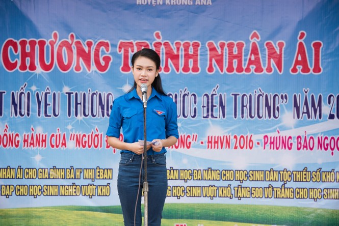 ‘Người đẹp truyền thông’ Ngọc Vân tiếp nối dự án nhân ái ở Tây Nguyên - ảnh 2