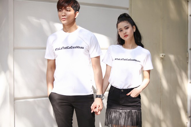 Tim - Trương Quỳnh Anh diện đồ đôi 'cực chất' dạo phố Hà Nội - ảnh 3