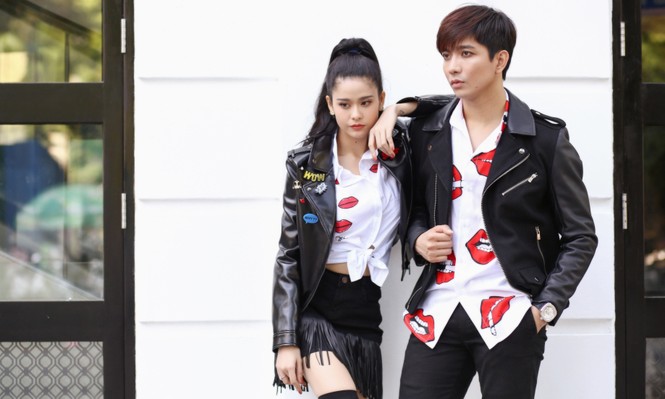 Tim - Trương Quỳnh Anh diện đồ đôi 'cực chất' dạo phố Hà Nội - ảnh 6