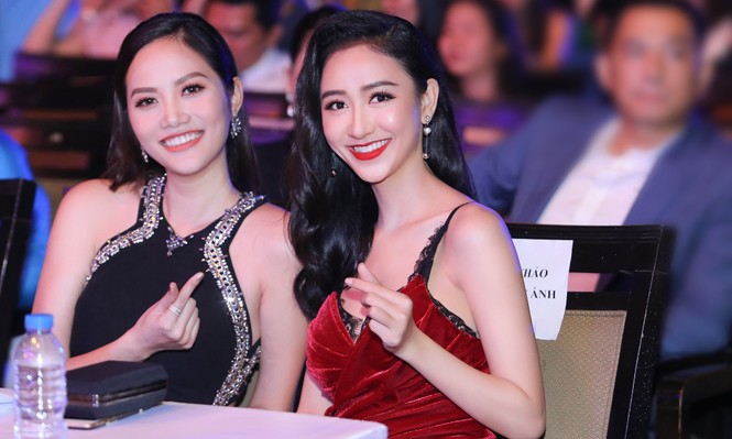 Người đẹp Hà Thu, Diệu Linh gợi cảm với sắc đen - đỏ - ảnh 7