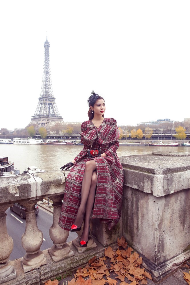 Ngọc Duyên sang chảnh dạo phố Paris trước show Victoria’s Secret 2016 - ảnh 3