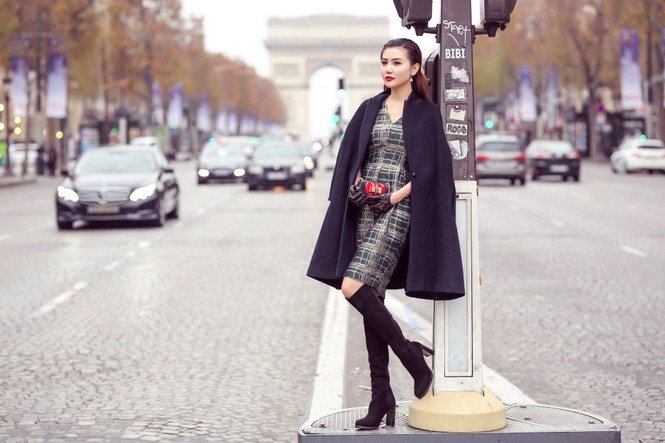 Ngọc Duyên sang chảnh dạo phố Paris trước show Victoria’s Secret 2016 - ảnh 7