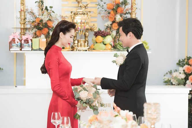 Những hình ảnh độc quyền về đám cưới Hoa hậu Thu Thảo - ảnh 3