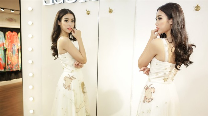 Hoa hậu Mỹ Linh gấp rút thử trang phục chuẩn bị cho Miss World 2017 - ảnh 8