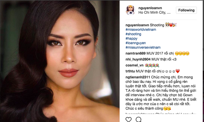 Nguyễn Thị Loan liên tục 'thả thính' về việc đi thi Miss Universe - ảnh 1