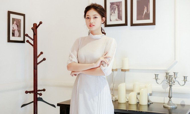 Á hậu Thanh Tú trở thành đại sứ chống xâm hại trẻ em - ảnh 1