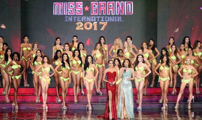 Huyền My và màn trình diễn bikini nóng bỏng tại bán kết Miss Grand - ảnh 16
