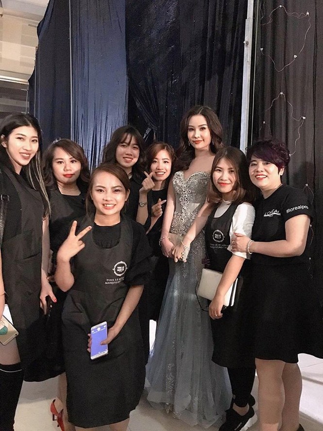 Hoa hậu đại dương Ngân Anh lần đầu dự event sau ồn ào thẩm mỹ - ảnh 2