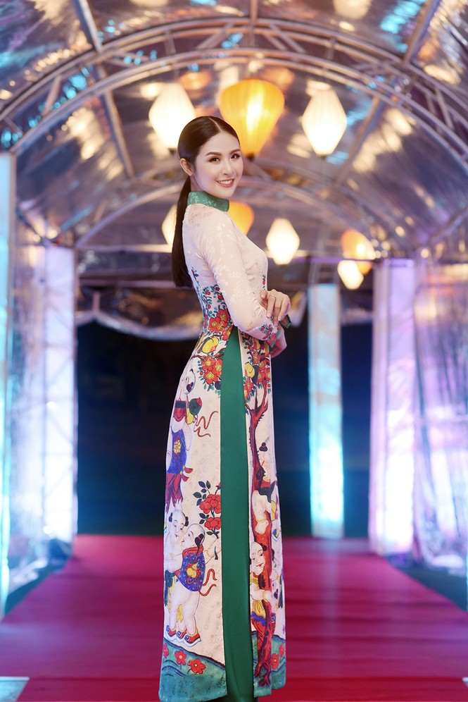Ngọc Hân cùng dàn người đẹp diễn áo dài tại tiệc chào mừng APEC - ảnh 8