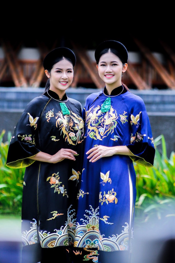 Ngọc Hân, Thanh Tú diễn áo dài tại tiệc chiêu đãi các phu nhân ở APEC - ảnh 1