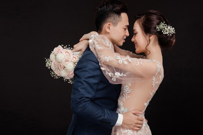 Ảnh cưới lung linh của Top 10 HHVN Tố Như và 'hot boy cảnh sát' - ảnh 11