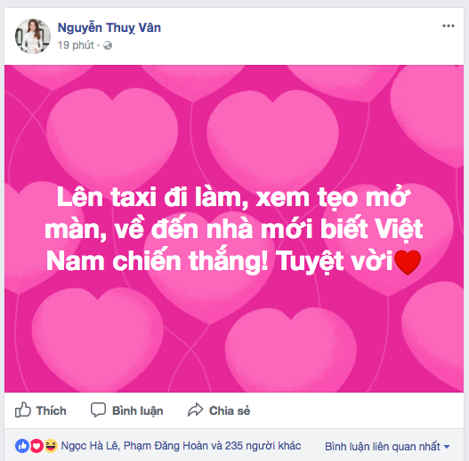 Dàn Hoa hậu, Á hậu vỡ oà cảm xúc sau chiến tích lịch sử của U23 Việt Nam - ảnh 3