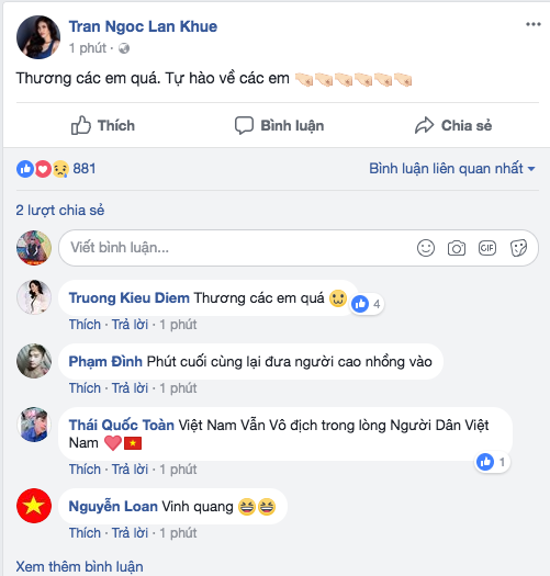 Dàn Hoa, Á hậu thốt lời yêu thương, tự hào về 'người hùng' U23 Việt Nam - ảnh 4
