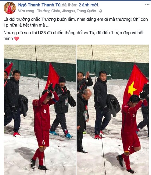 Dàn Hoa, Á hậu thốt lời yêu thương, tự hào về 'người hùng' U23 Việt Nam - ảnh 9