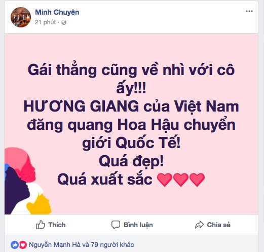 Minh Chuyên: 'Gái thẳng cũng về nhì với Hương Giang Idol' - ảnh 1