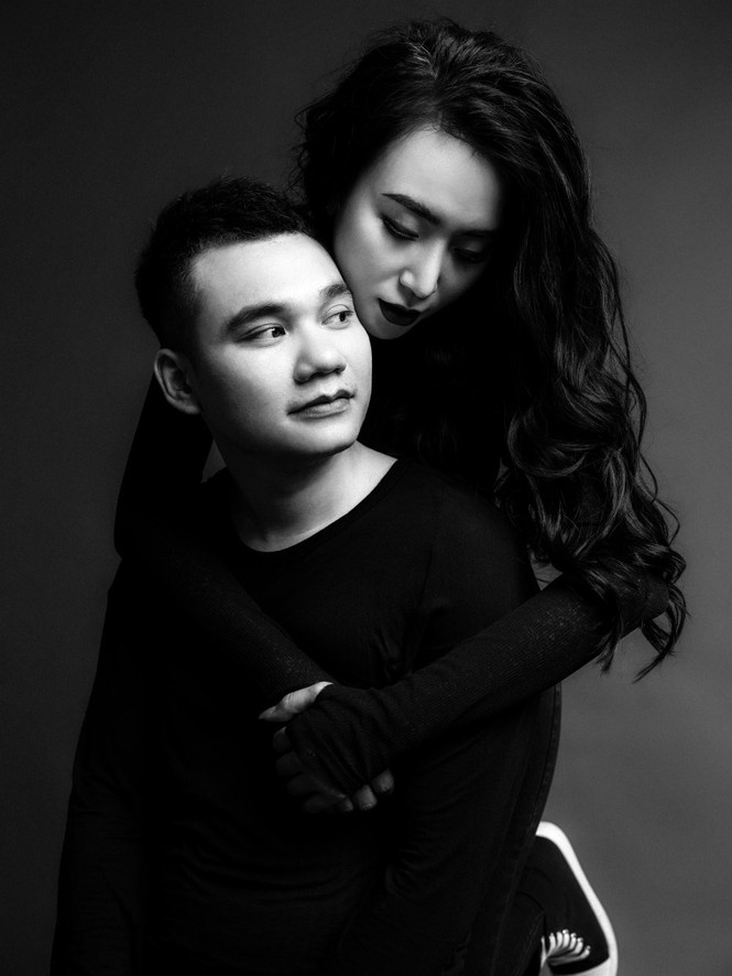 Khắc Việt tung ảnh cưới đen trắng bên vợ DJ nóng bỏng trước 'giờ G' - ảnh 10
