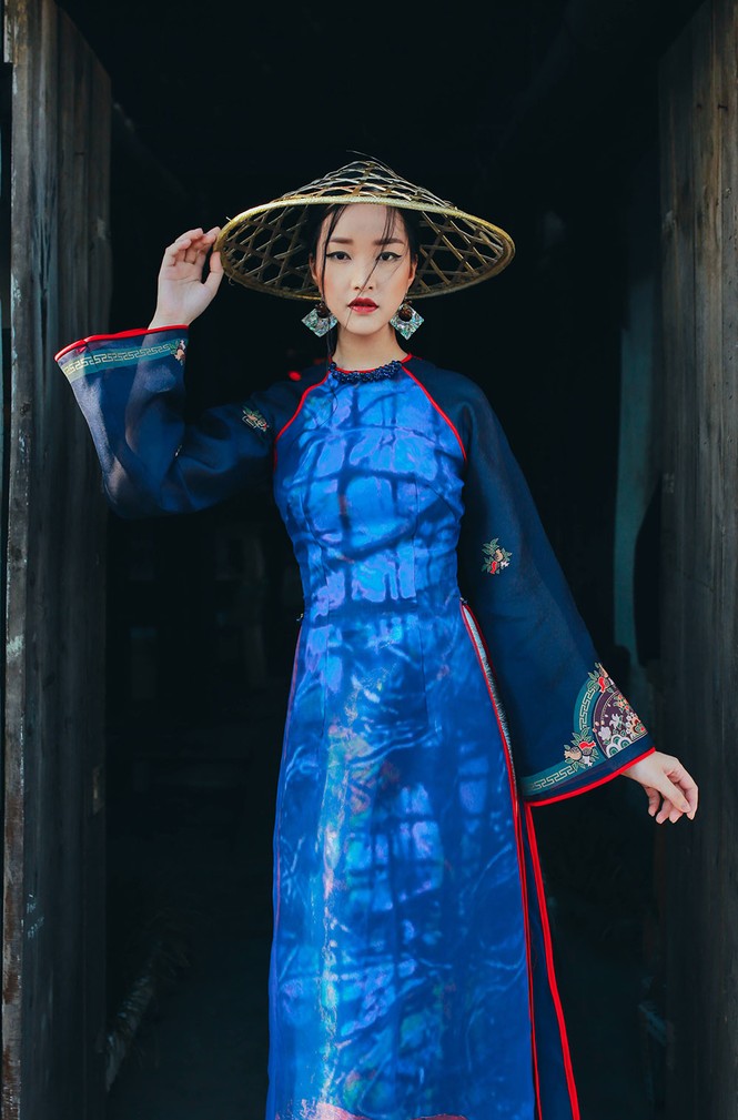 'Nàng thơ xứ Huế' Ngọc Trân mê hoặc với áo dài cảm hứng hội hoạ - ảnh 8