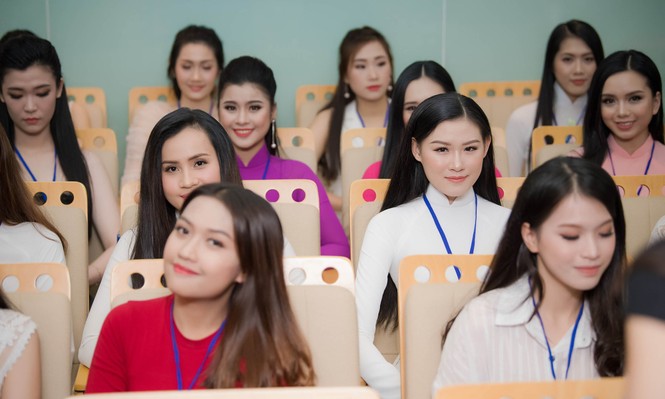 Nhìn gần các thí sinh trong buổi sơ khảo Hoa hậu Việt Nam 2018 - ảnh 6