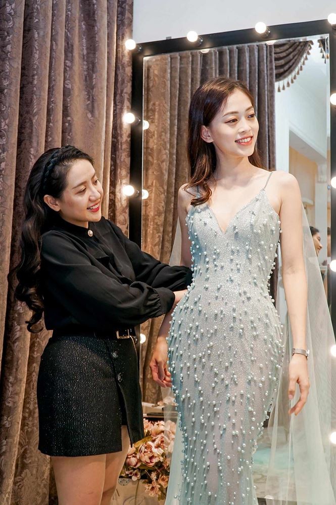 Phương Nga diện đầm dạ hội lộng lẫy trong tiệc chào mừng Miss Grand - ảnh 3