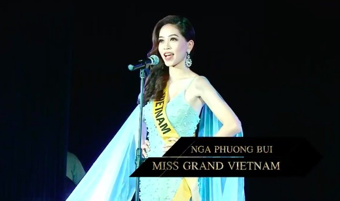 Phương Nga diện đầm dạ hội lộng lẫy trong tiệc chào mừng Miss Grand - ảnh 2