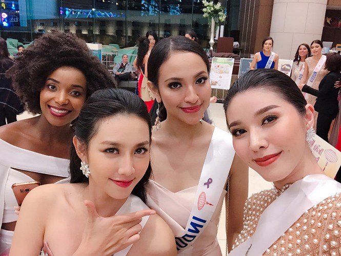 Thùy Tiên xuất sắc ghi 3 'bàn thắng' tại Hoa hậu Quốc tế 2018 - ảnh 3