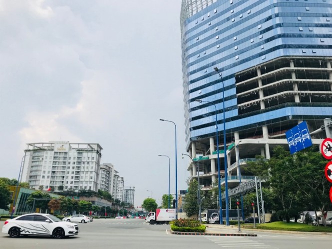 Cận cảnh đại công trường trên bán đảo Thủ Thiêm - ảnh 5