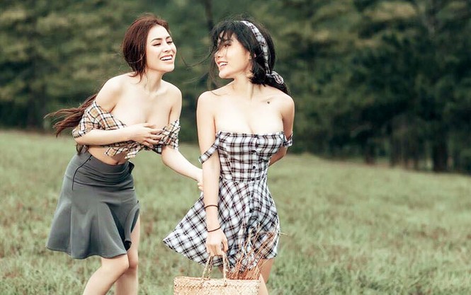 Công an vào cuộc vụ chân dài chụp ảnh phản cảm ở Tuyệt tình cốc - ảnh 1
