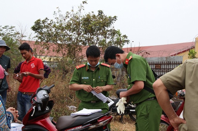 Hiện trường vụ phát hiện thi thể người đàn ông