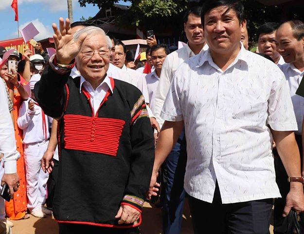 Tổng Bí thư, Chủ tịch nước dự ngày hội Đại đoàn kết tại Đắk Lắk - ảnh 3