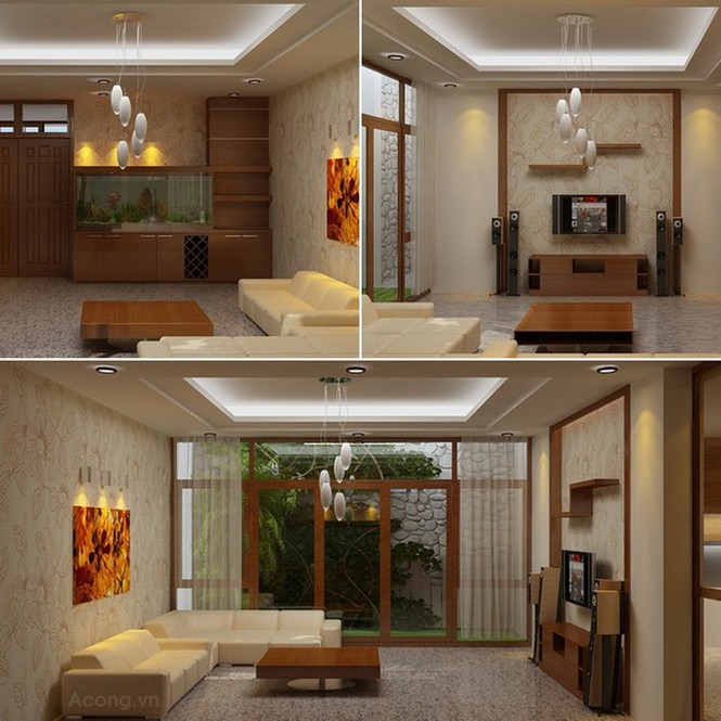Bản thiết kế chi tiết nội thất nhà 4 tầng đẹp hút hồn ở Long Biên - ảnh 6