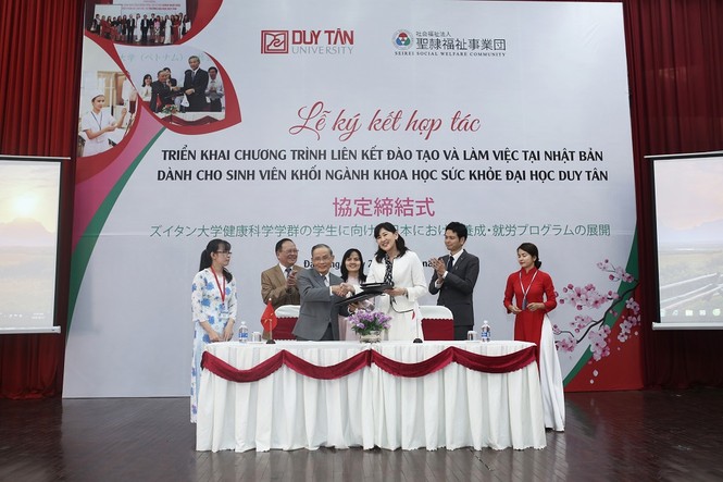 ĐH Duy Tân hợp tác phát triển nhân lực Điều dưỡng với Tập đoàn SEIREI - ảnh 1