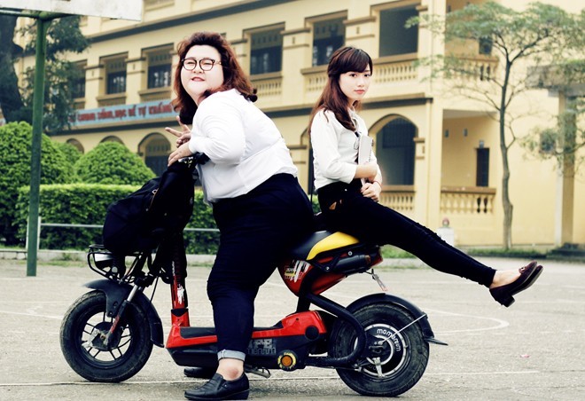 Bộ ảnh thời học sinh của 9X Hà Nội nặng 100 kg - ảnh 2