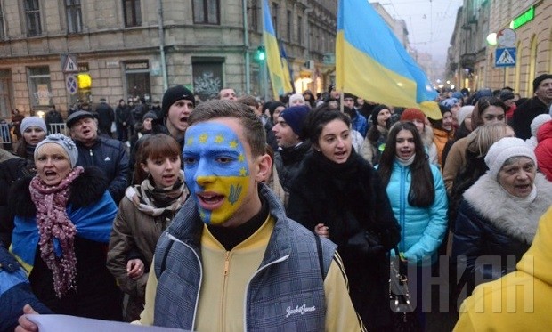 Ukraine đánh dấu 1 năm phong trào Maidan - ảnh 2