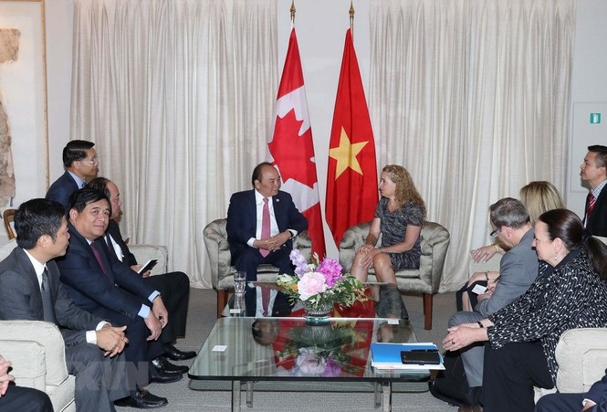 Hình ảnh về hoạt động của Thủ tướng Nguyễn Xuân Phúc tại Canada - ảnh 7